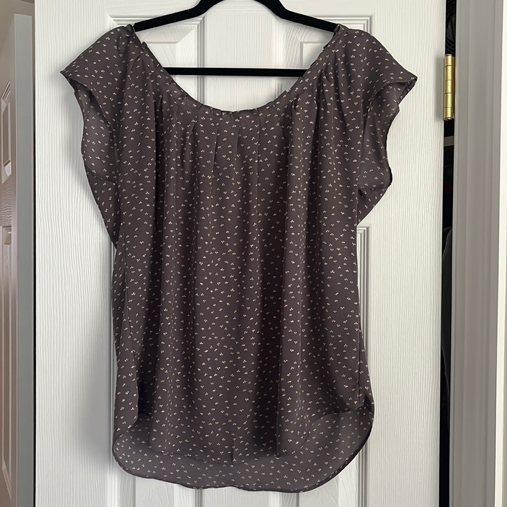 LC Lauren Conrad top. 100% polyester. Used in good condition.